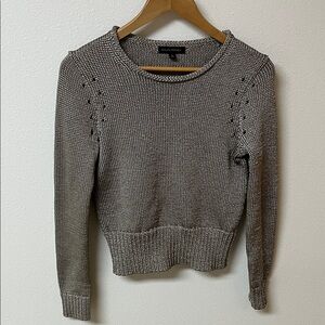 Banana Republic Gray Crew Neck Sweater